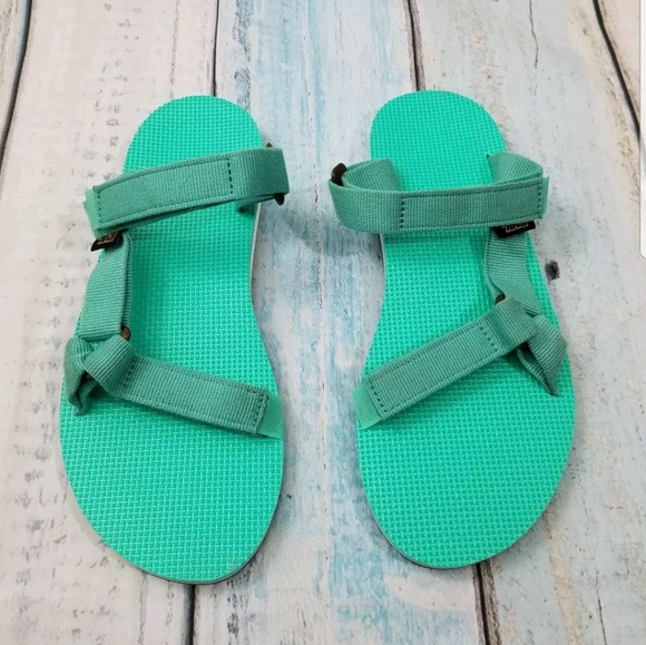 Teva Shoes - Teva Florida Keys Teal Green Universal Sandals